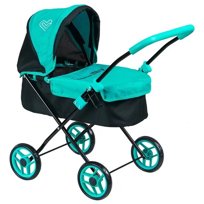 Коляска для куклы 8015-0625 Микси,классическая бирюзовый BUGGY BOOM