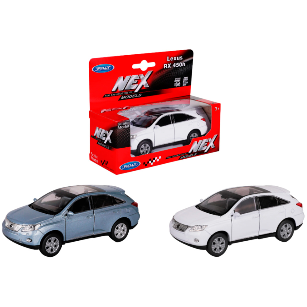 Модель 1:38 Lexus RX 450h, пруж. мех., цвет в асс. 43641W