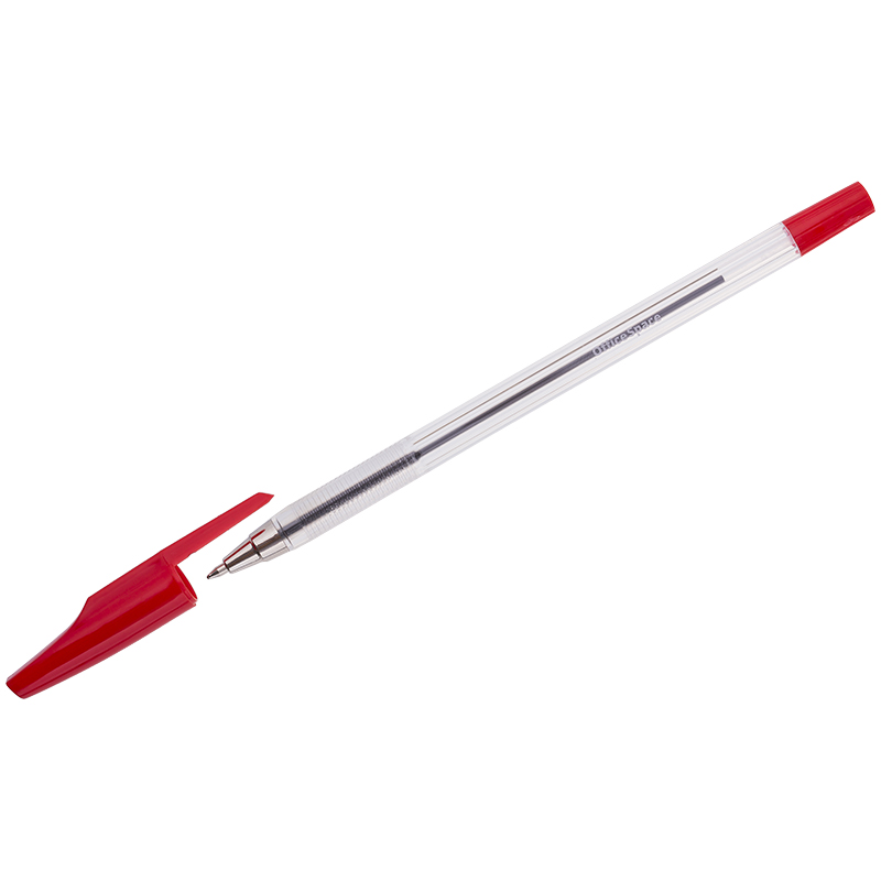 Ручка шариковая красная 0,7мм, OfficeSpace 178863