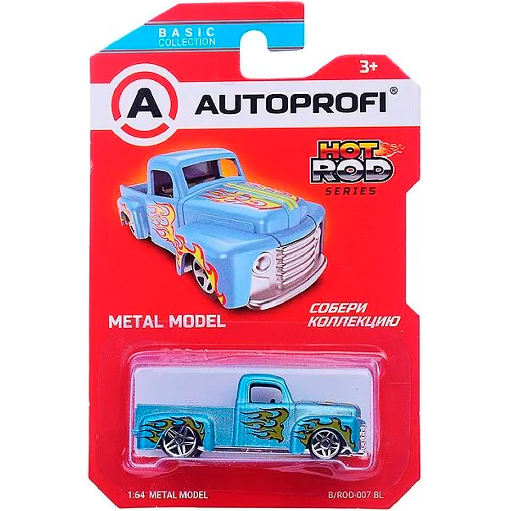 Модель 1:64 Серия HOT ROD CARS синий B/ROD-007 BL