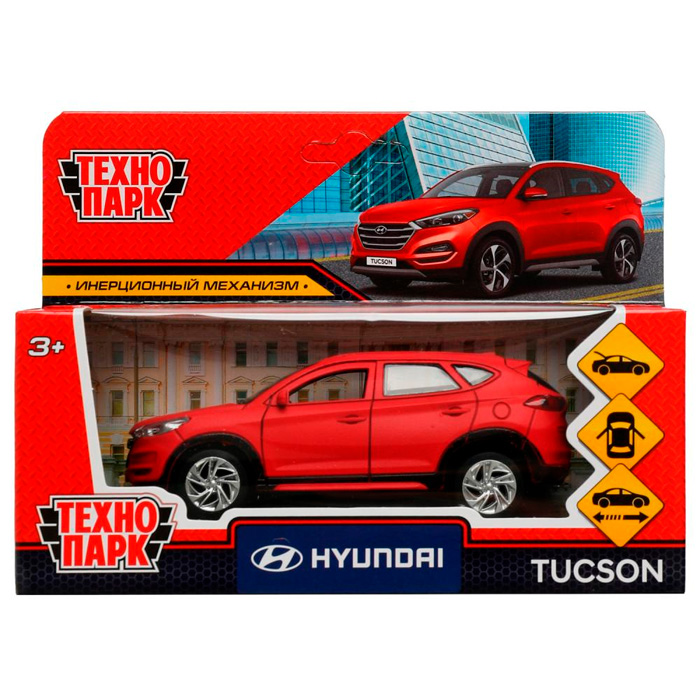 Модель TUCSON-12FIL-RD HYUNDAI TUCSON длина 12 см Технопарк в кор. /72/ 