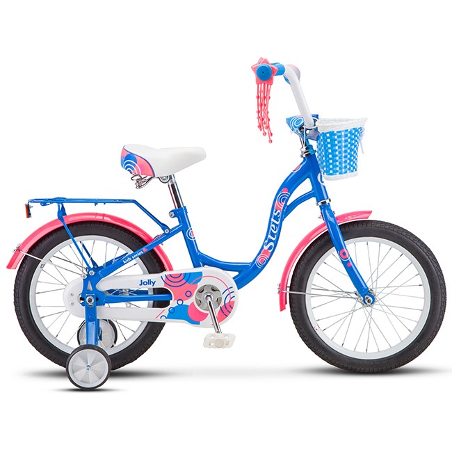 Велосипед 2-х 16" Jolly синий V010 /STELS/.