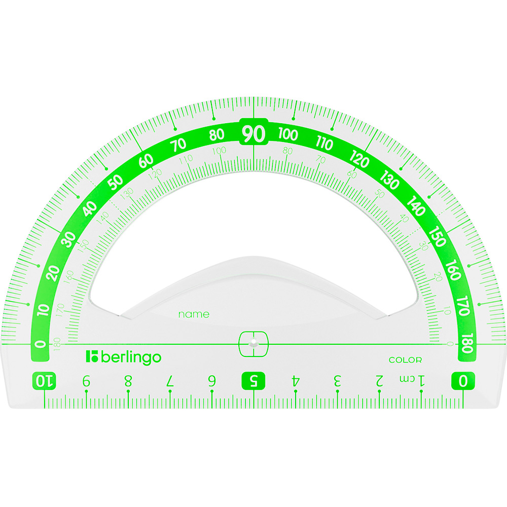 Транспортир 10см, 180° Транспортир 10см, 180°