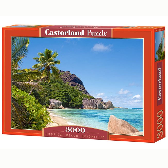Пазл 3000 Пляж,Сейшелы С-300228 Castor Land
