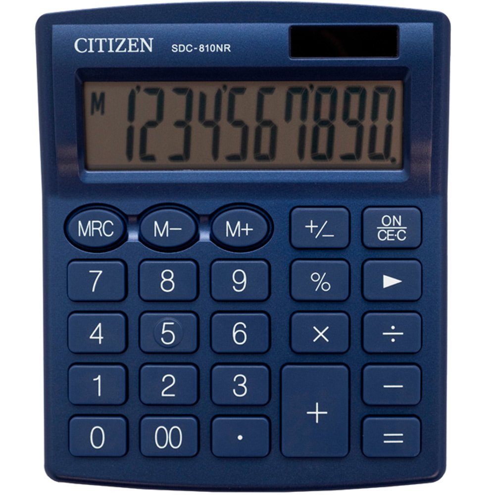 Калькулятор наст. Citizen SDC-810NR-NV, 10 разрядов 292290