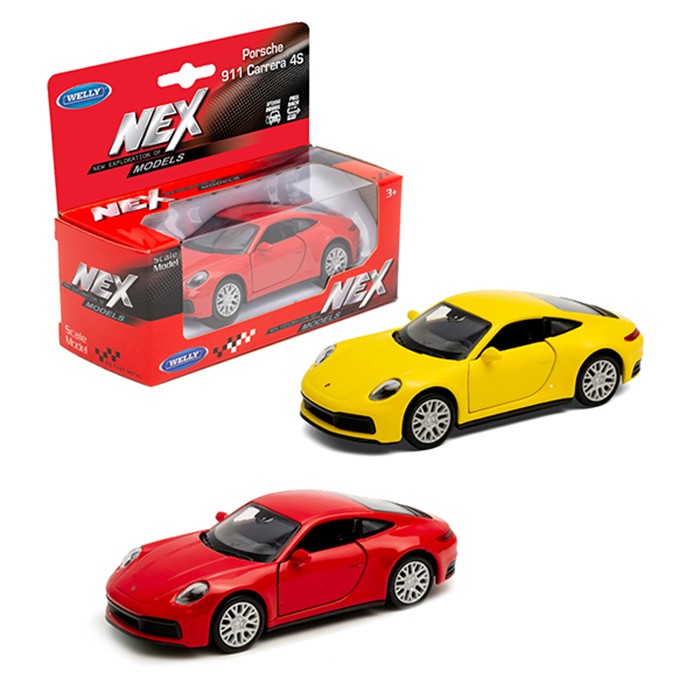 Модель 1:34-39 Porsche 911 Carrera 4S 43781