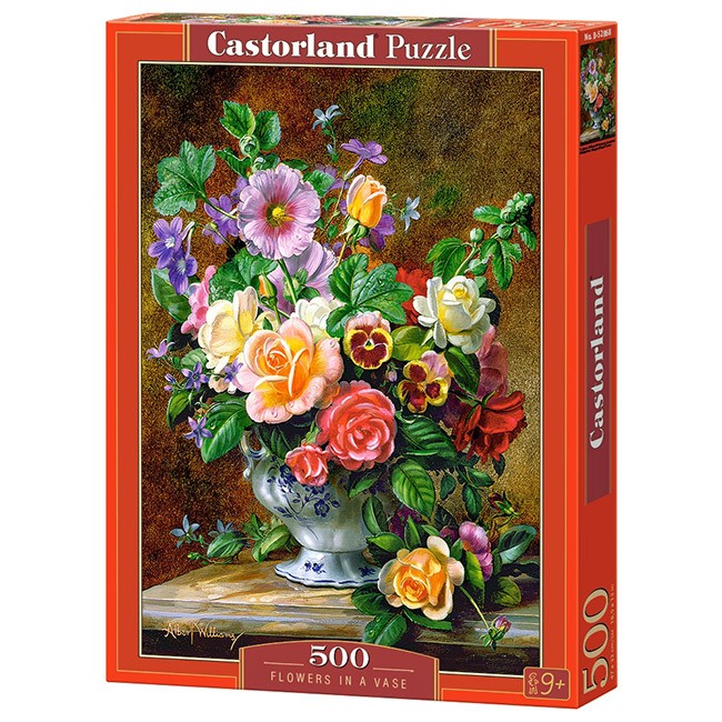 Пазл 500 Цветы в вазе В-52868 Castor Land
