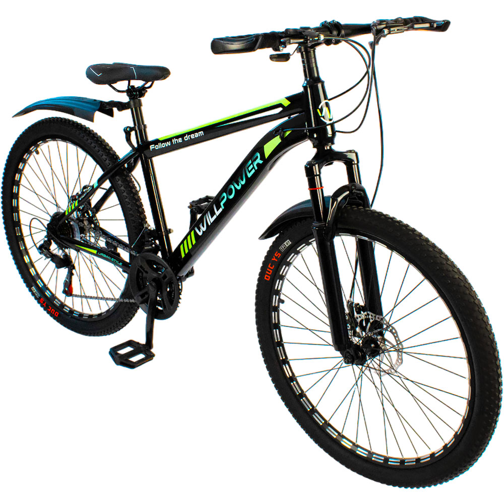Велосипед 2-х 26" WILLPOWER зеленый FG23040152K-3