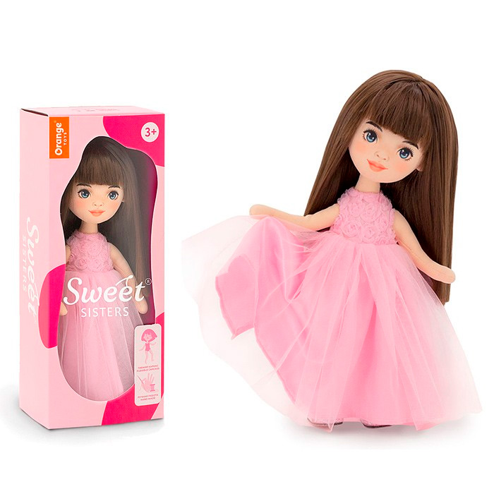 Sophie в розовом платье с розочками 32 Серия: Вечерний шик SS03-03