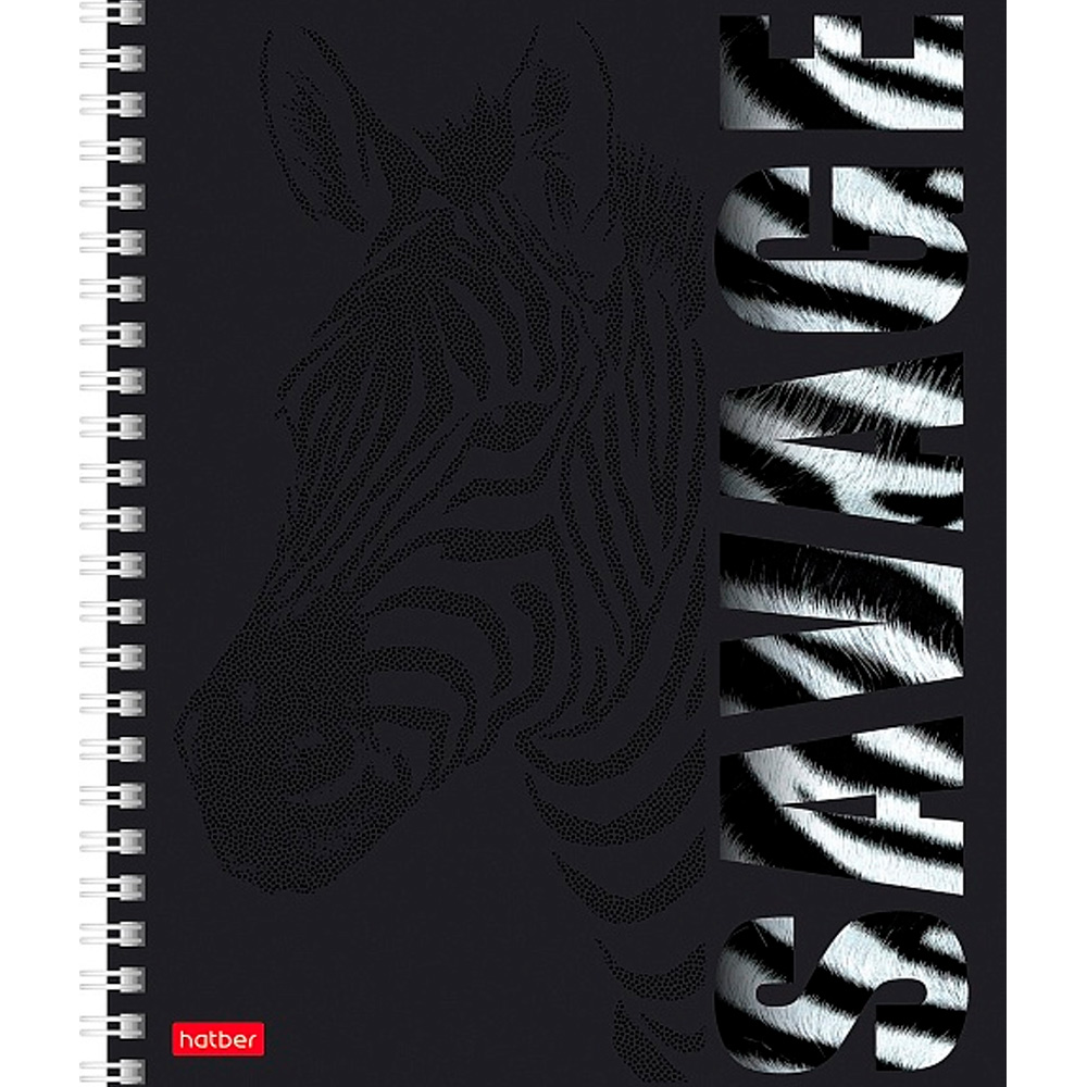 Тетрадь 96 л. клетка Animals print 96Т5лолВ1гр Hatber Тетрадь 96 л. клетка Animals print 96Т5лолВ1гр Hatber