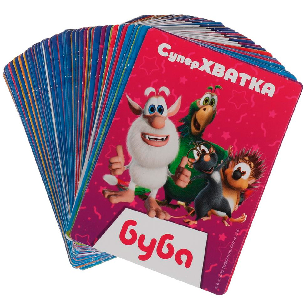 Игра Буба. Суперхватка,72 карточки 4680107921727