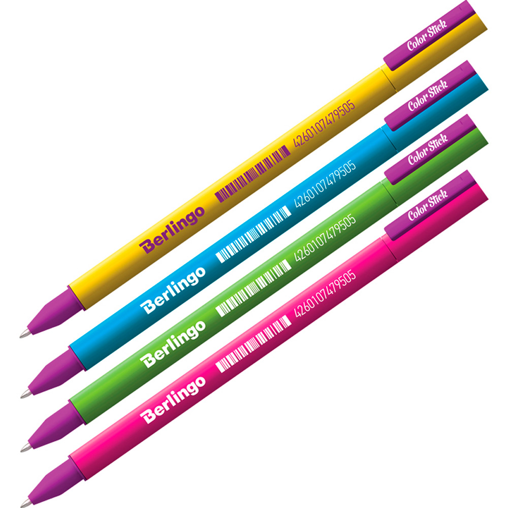 Ручка гелевая черный 05мм Color Stick CGp_50101 Berlingo Ручка гелевая черный 05мм Color Stick CGp_50101 Berlingo
