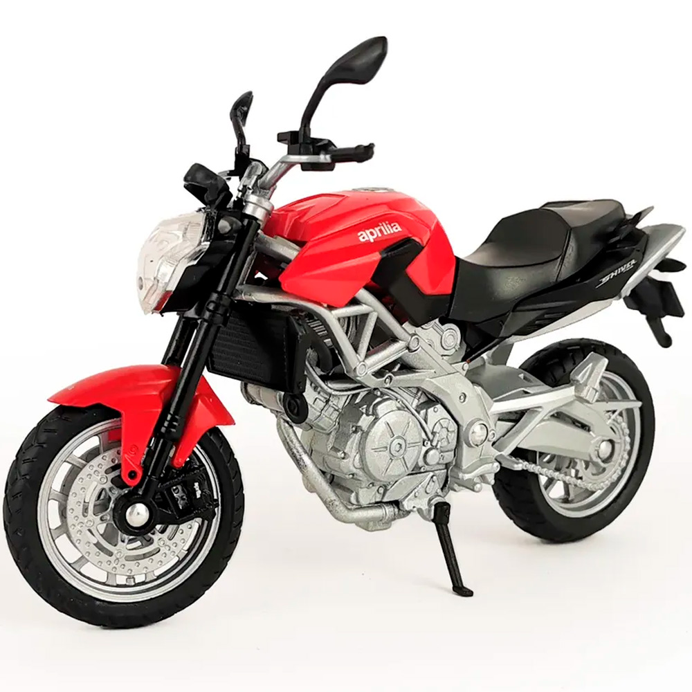 Модель 1:18 Мотоцикл Aprilia Shiver 750, красный 12832PW