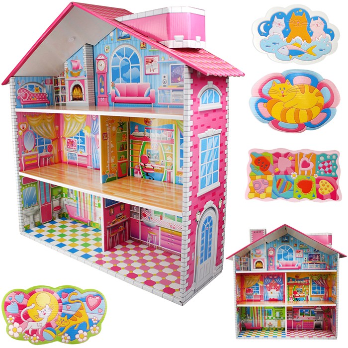 Кукольный домик DREAM HOUSE. Усадьба 03633 быстрой сборки
