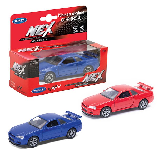 Модель 1:34-39 NISSAN SKYLINE GT-R (R34) 43798