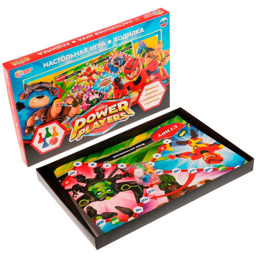 Игра Умка Power Players.Ходилка 4650250518310 /20/