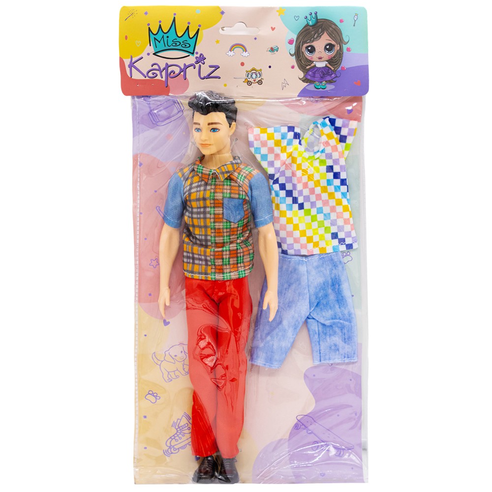 Кукла Кен Miss Kapriz YSLY0916A с набором одежды в пак.