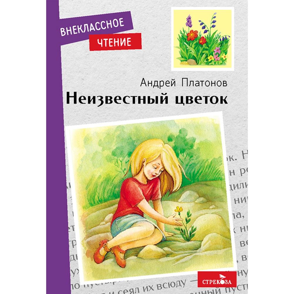 Книга 11579 Внеклассное чтение.  Неизвестный цветок. А. Платонов.