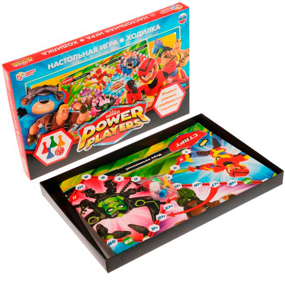 Игра Умка Power Players.Ходилка 4650250518310 /20/