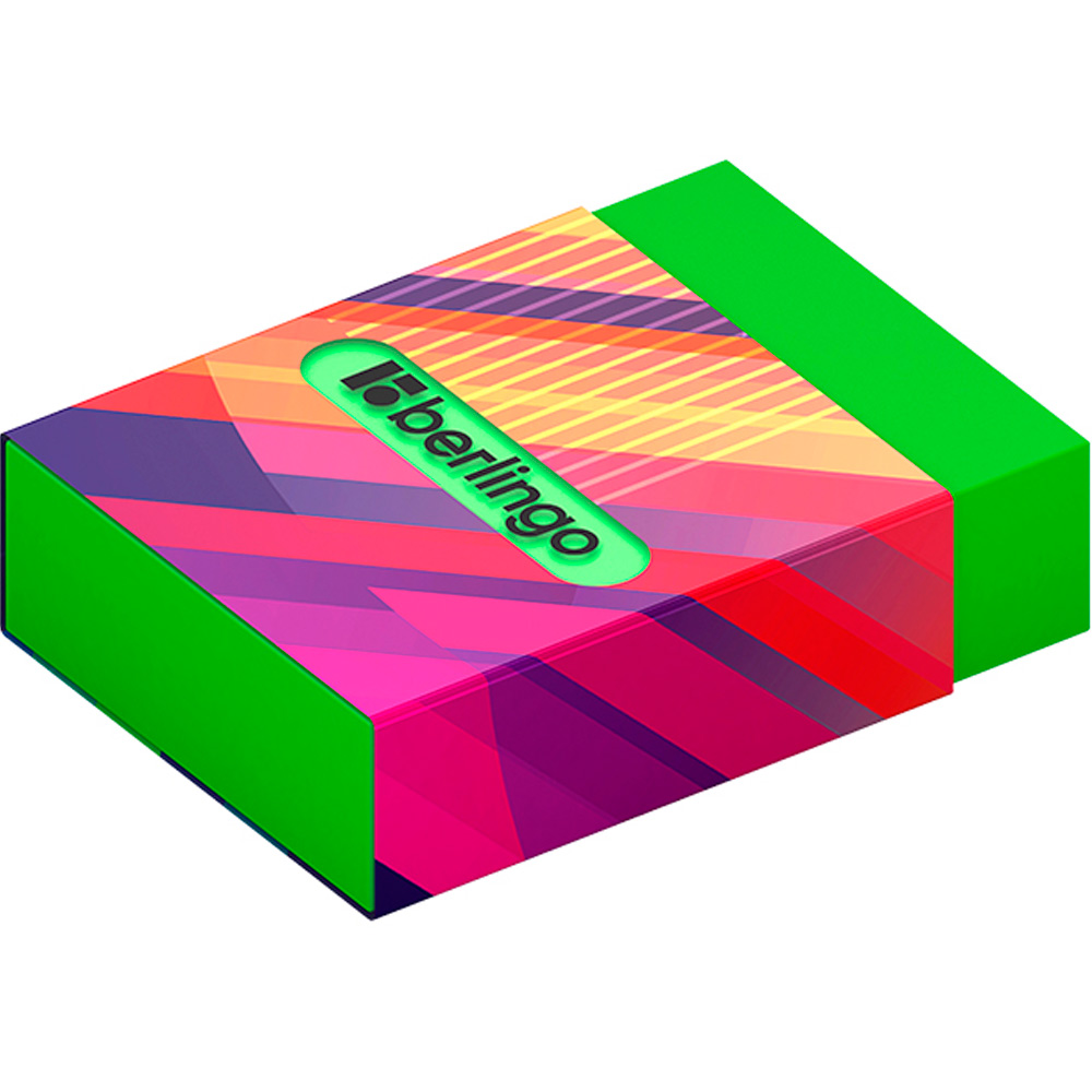Ластик Berlingo Glitch Eco-PVC пластиковый держатель с печатью,45*32*11мм 353127 Ластик Berlingo Glitch Eco-PVC пластиковый держатель с печатью,45*32*11мм 353127