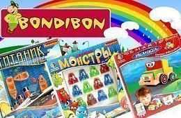 Большое поступление настольных игр от тм BONDIBON - новинки 2012 года!